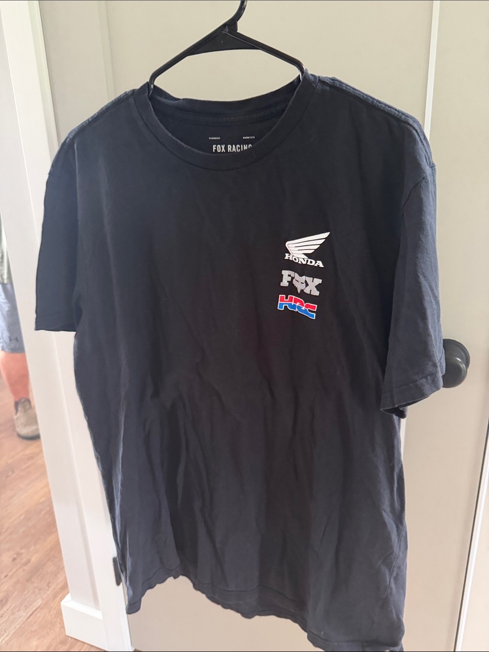 Fox Racing Black Honda Logo Short Sleeve Tee